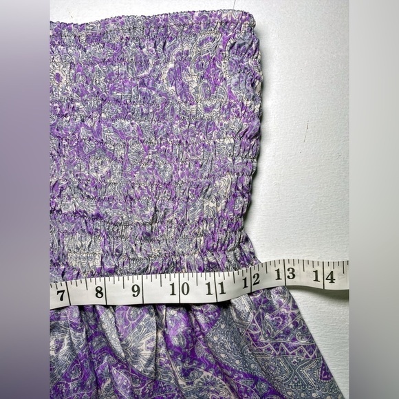 Perry Walker Collective Convertible Dress/Skirt - Purple Paisley Print - Picture 11 of 15